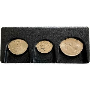 😎 Portable Car Coin Case Holder for dash or center console mount in blac…